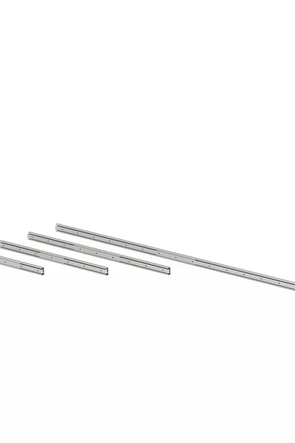 Heavy-duty telescopic rails with precision ground raceways - BOM Bearing