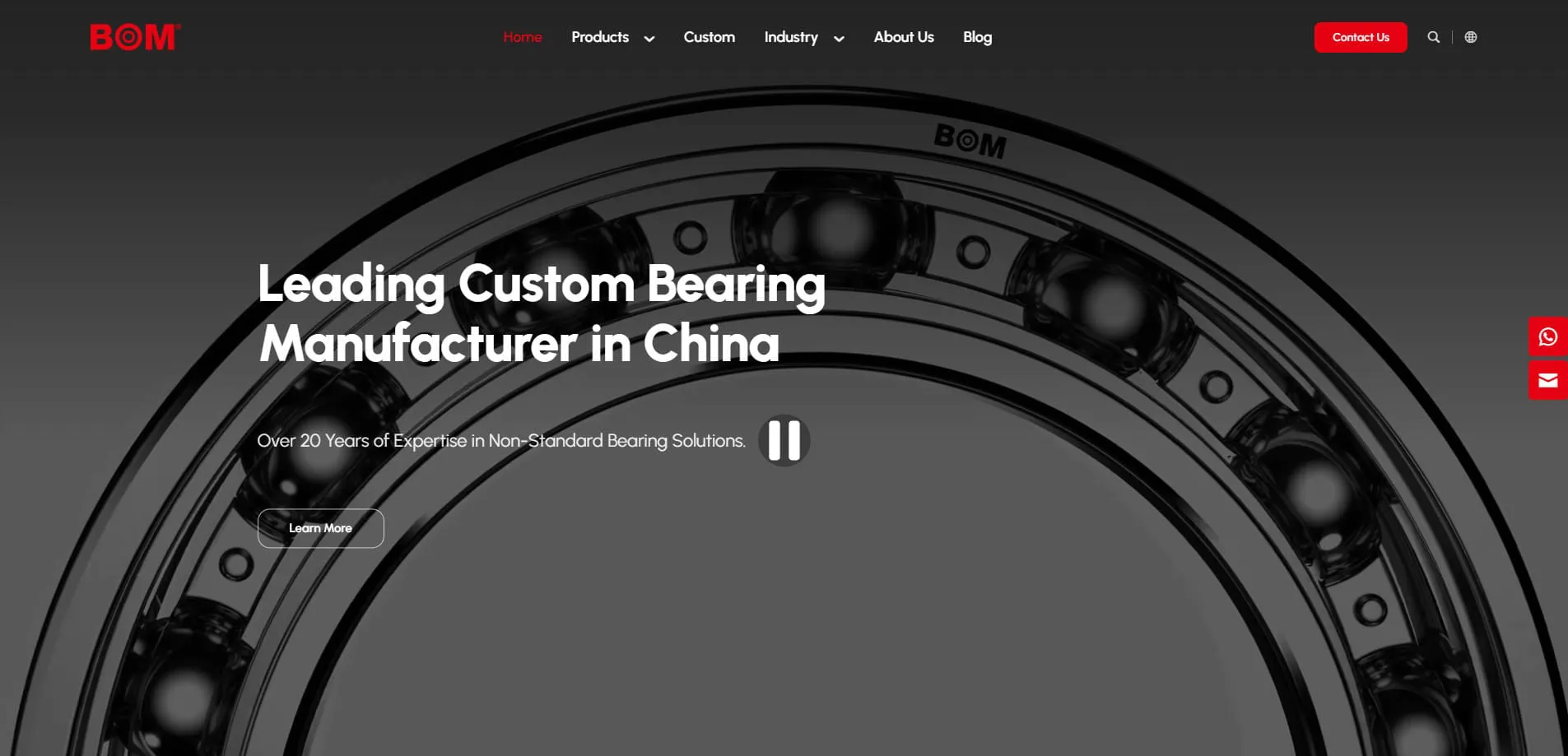 BOM Bearing Zhejiang China Precision Ball Bearing and Custom Integrated Bearing Manufacturer