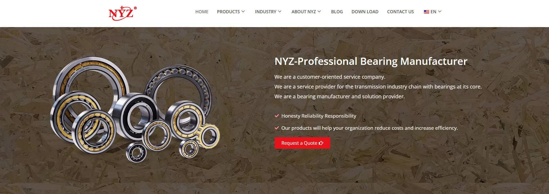 NYZ Bearings China Ball Bearing Manufacturer and Supplier