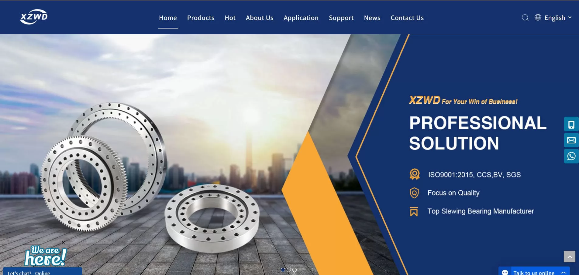 XZWD Xuzhou Wanda Slewing Bearing Manufacturer China