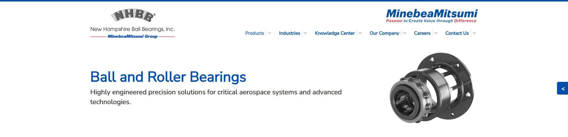 New Hampshire Ball Bearings NHBB - Custom Aerospace Ball Bearing Manufacturer USA