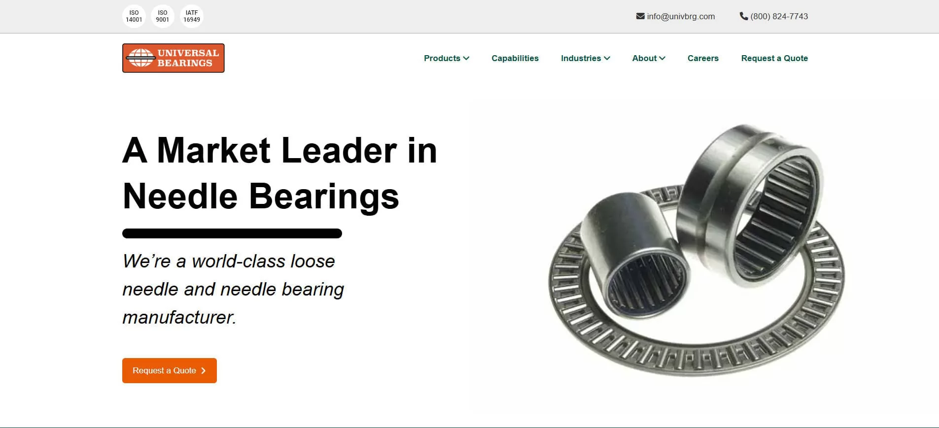 Universal Bearings - Needle Roller Bearing Manufacturer in USA