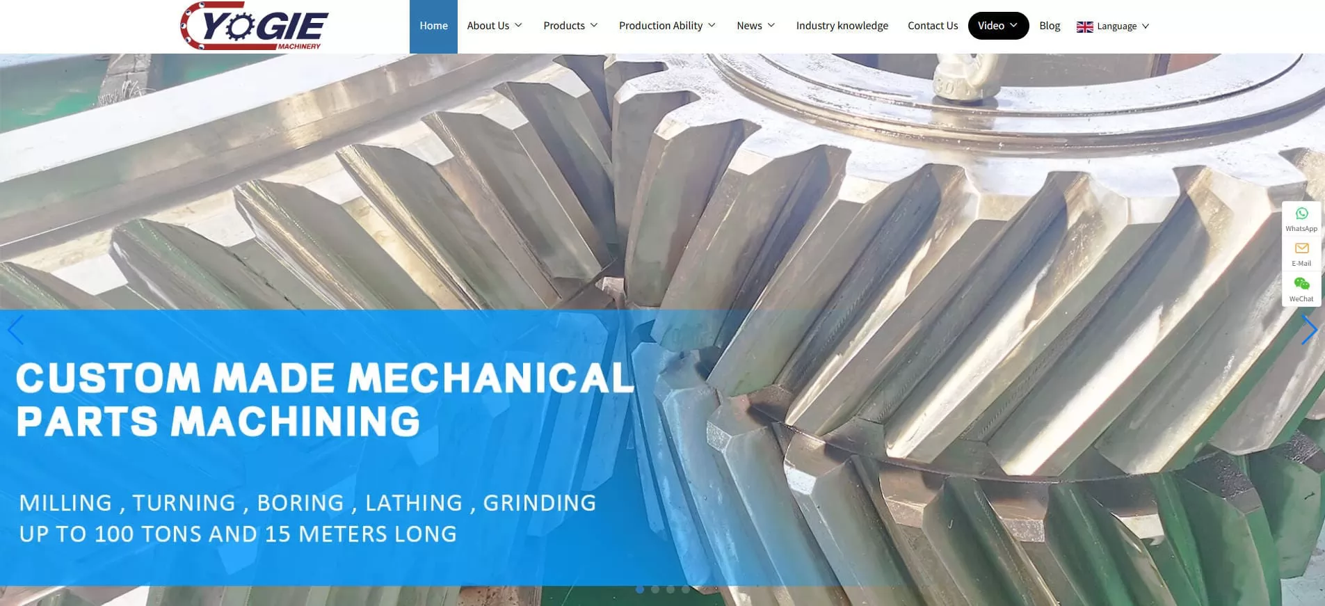 Yogie Luoyang Yujie Slewing Ring Bearing Manufacturer China