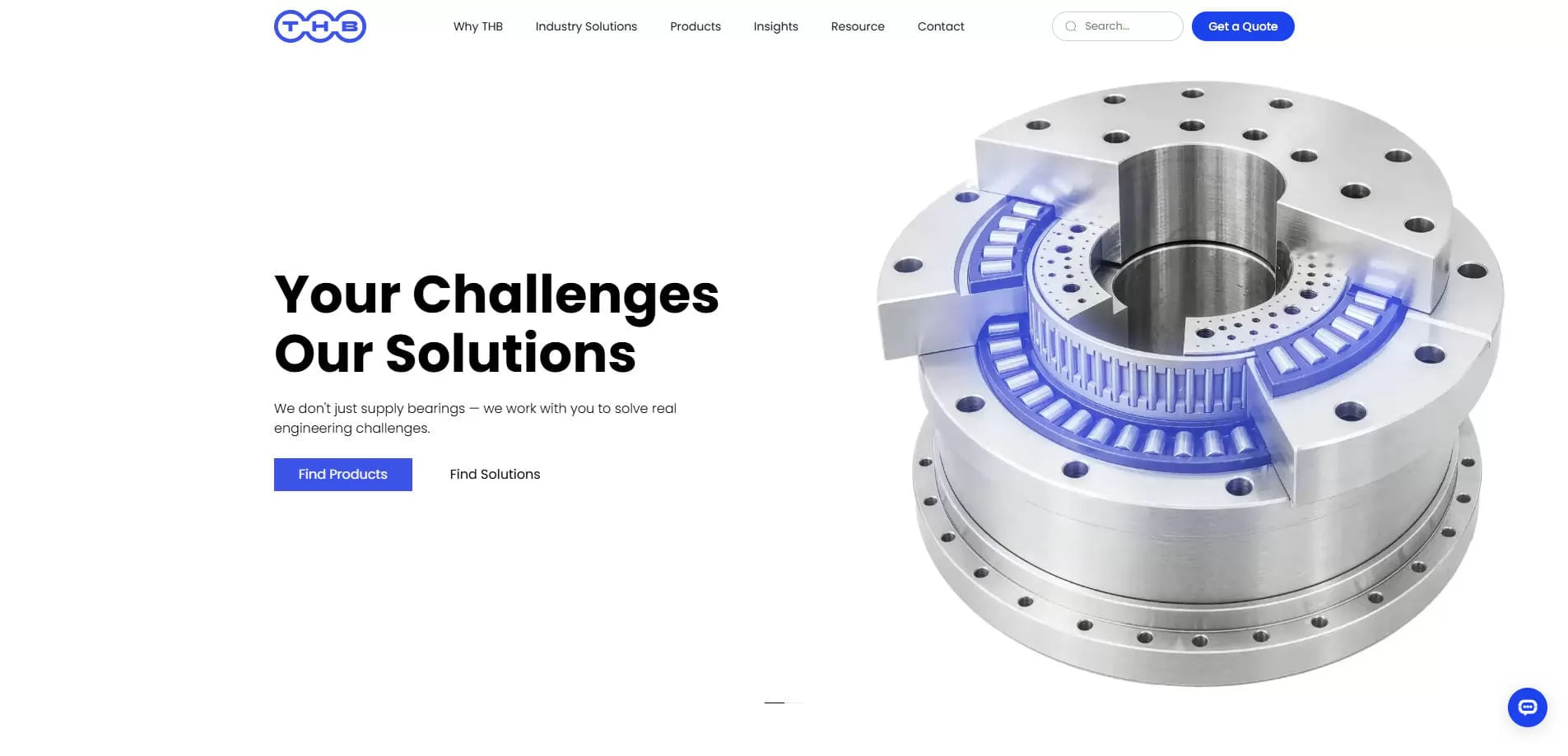 THB Bearings Shanghai China Precision Ball Bearing and Slewing Ring Manufacturer