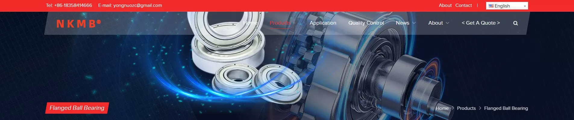 Yongnuo Outdo Bearing China Flanged Ball Bearing Manufacturer Cixi