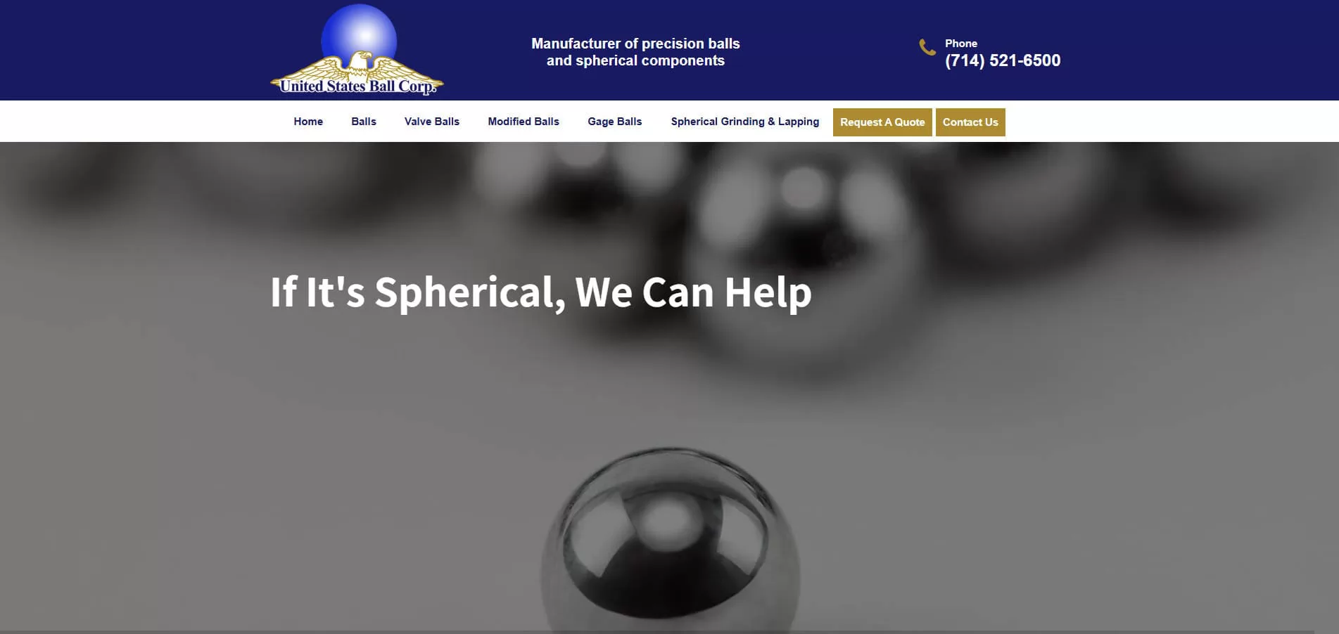 Stainless Steel Ball Bearings Manufacturer USA - United States Ball Corp