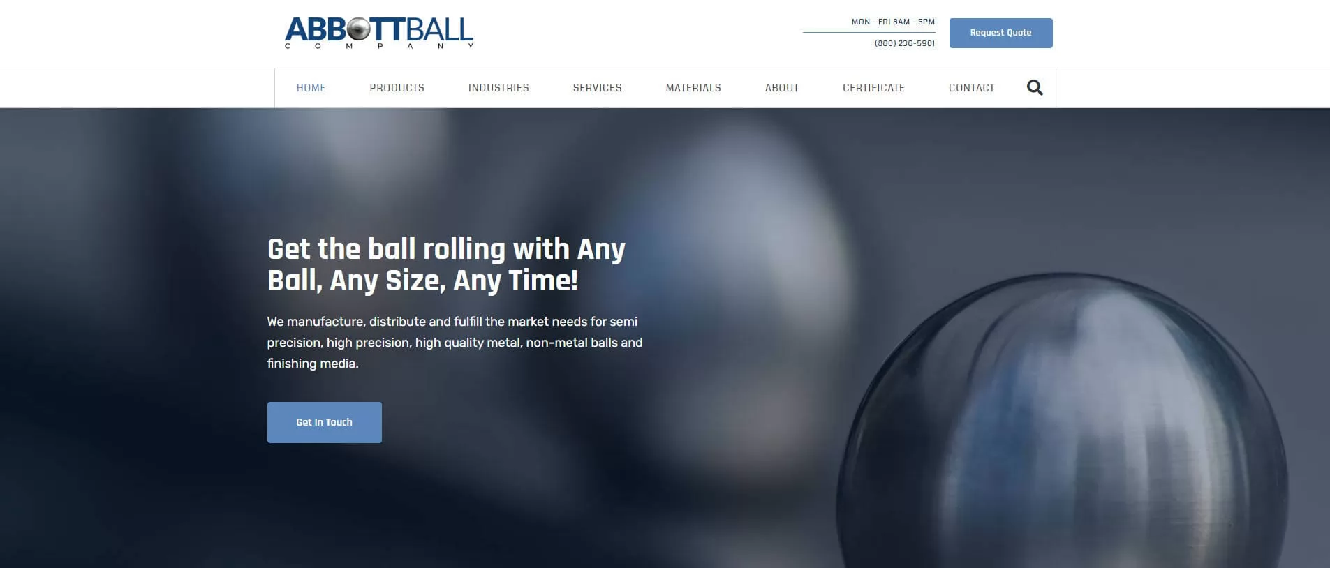 Stainless Steel Ball Bearings Manufacturer USA - Abbott Ball Company
