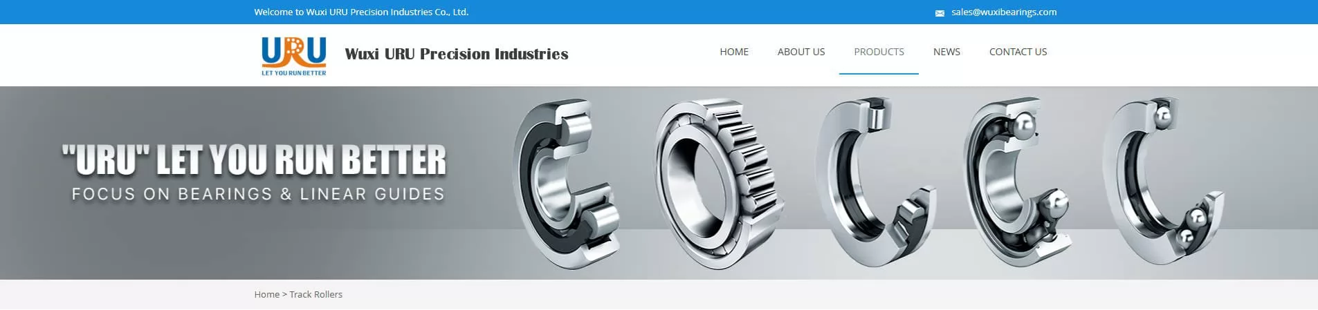 Wuxi Bearings China Track Roller Bearing Manufacturer