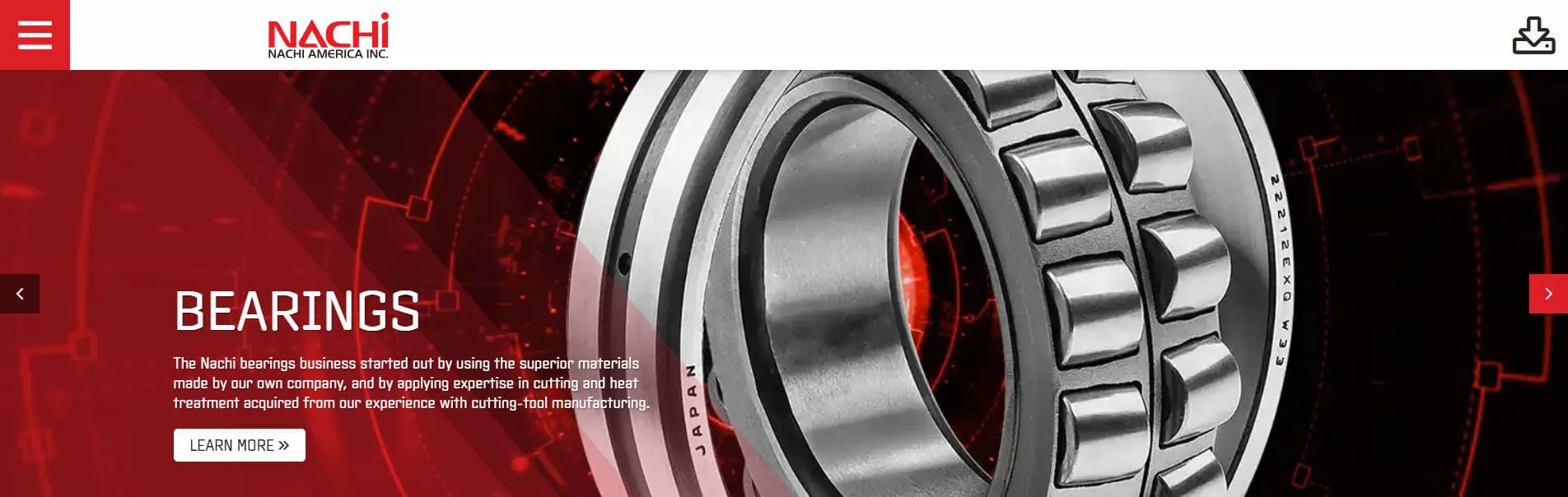 NACHI - Japanese Manufacturer of Bearing Units and Precision Components