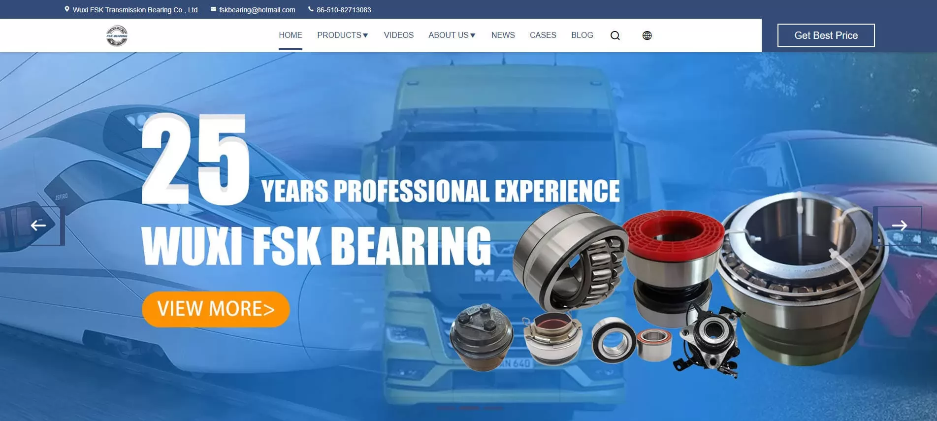 Wuxi FSK Transmission Bearing - China double row angular contact ball bearing exporter