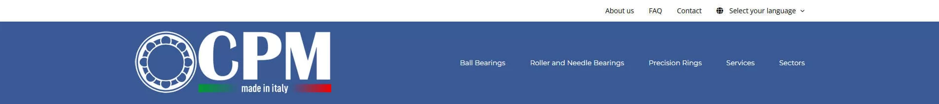 CPM S.p.A. - Italian Roller Bearings Manufacturer