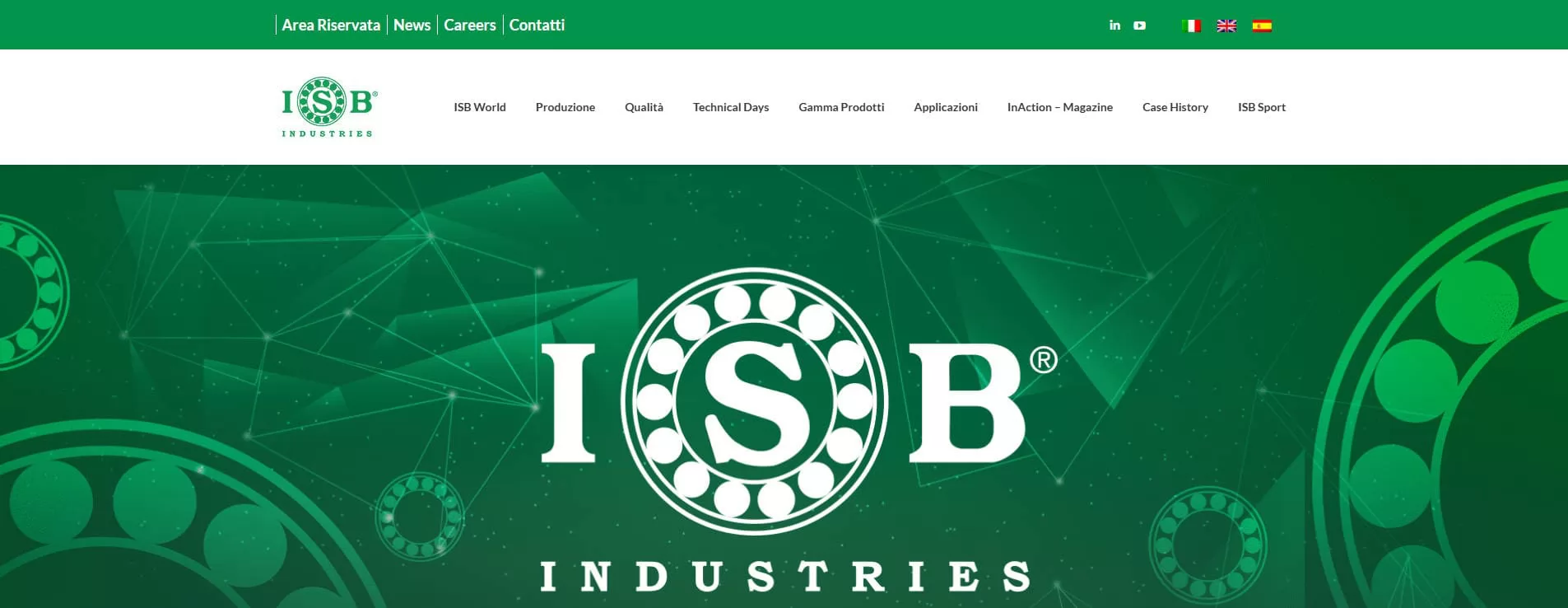 ISB Industries - Italian Roller Bearings Manufacturer