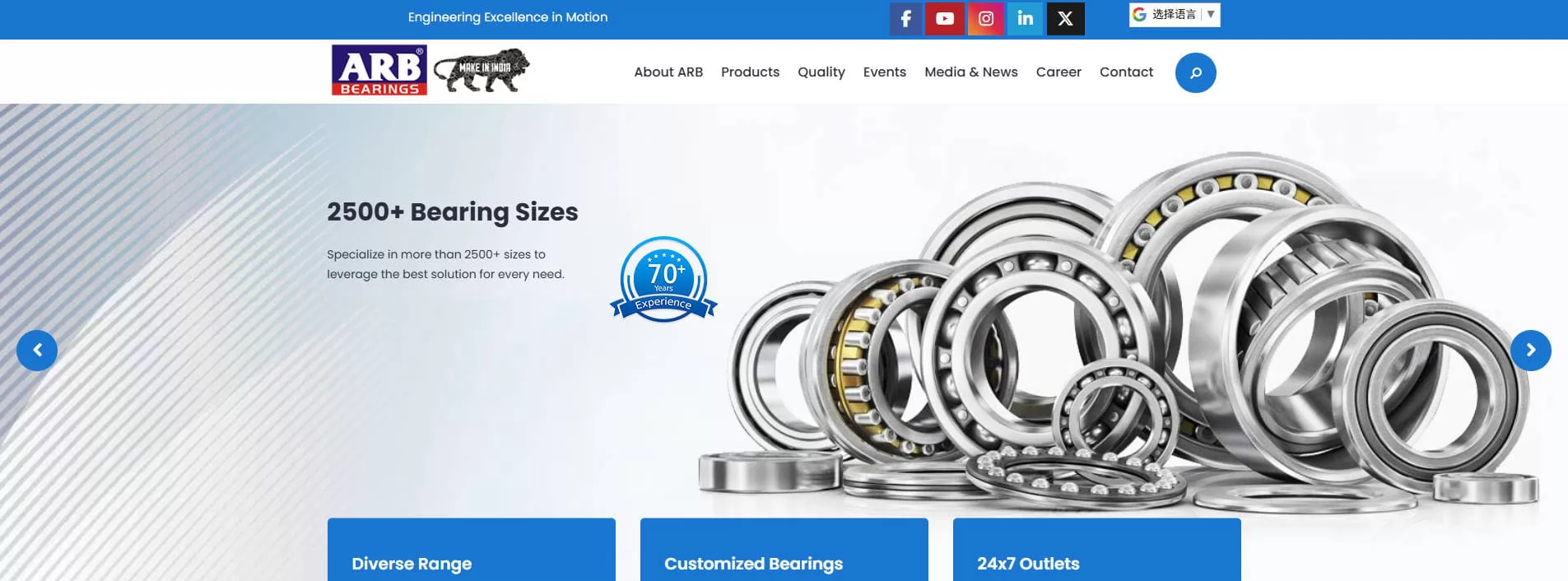 ARB Bearings - Taper Roller Bearings Manufacturer in India