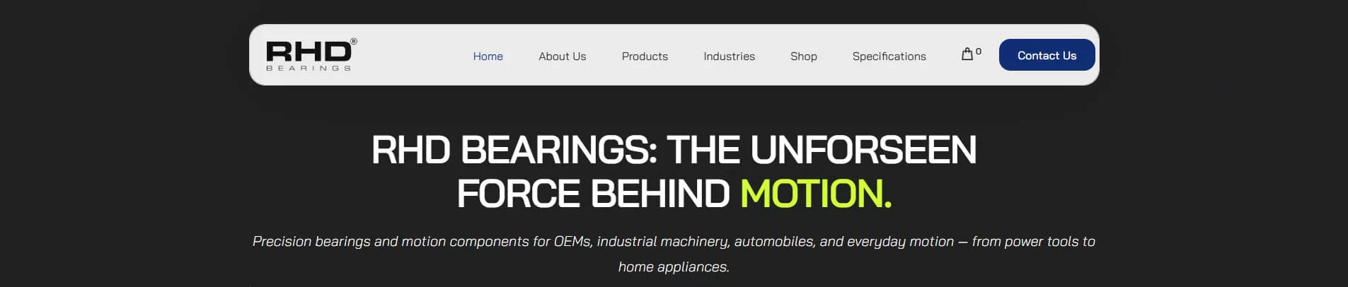 RHD Bearings - Ball Bearing Manufacturer in India