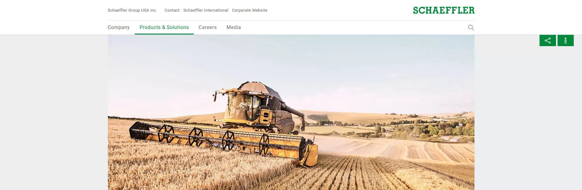 Schaeffler Agricultural Machinery Bearings Manufacturer in the USA