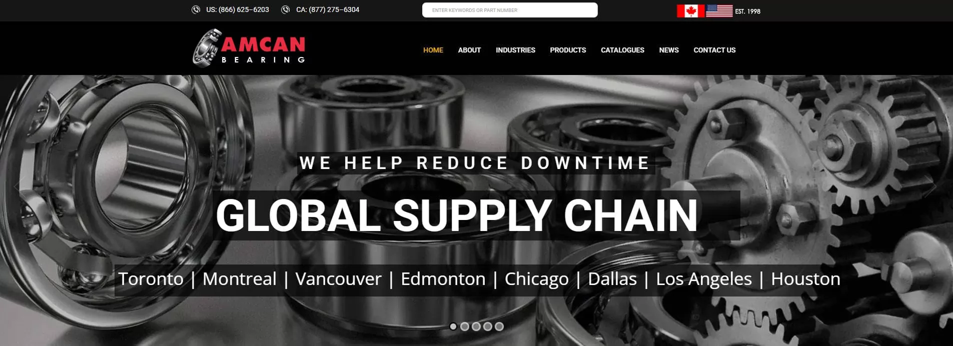 Amcan Bearing & Belting - Ball Bearing Supplier in Edmonton